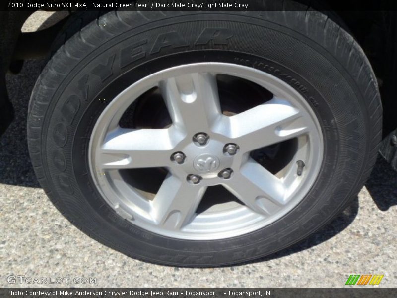 Natural Green Pearl / Dark Slate Gray/Light Slate Gray 2010 Dodge Nitro SXT 4x4