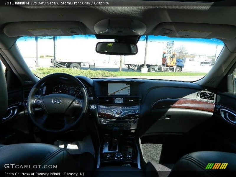 Storm Front Gray / Graphite 2011 Infiniti M 37x AWD Sedan