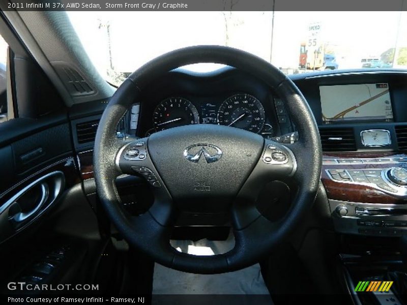 Storm Front Gray / Graphite 2011 Infiniti M 37x AWD Sedan