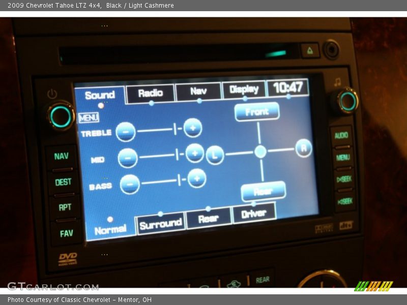 Black / Light Cashmere 2009 Chevrolet Tahoe LTZ 4x4