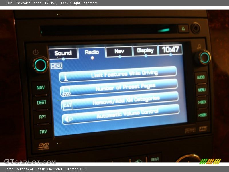 Black / Light Cashmere 2009 Chevrolet Tahoe LTZ 4x4