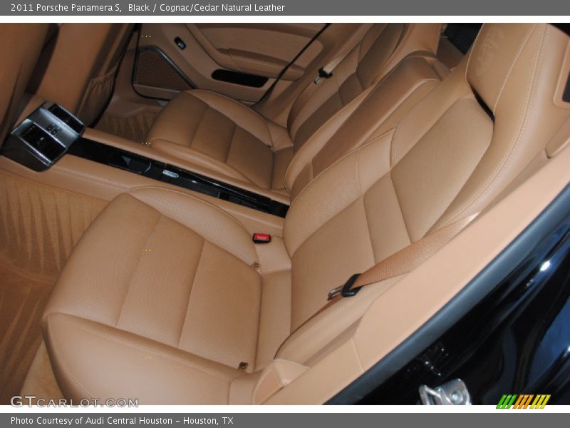 Black / Cognac/Cedar Natural Leather 2011 Porsche Panamera S