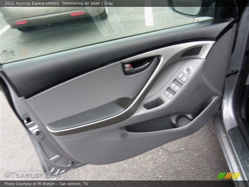 Shimmering Air Silver / Gray 2013 Hyundai Elantra Limited