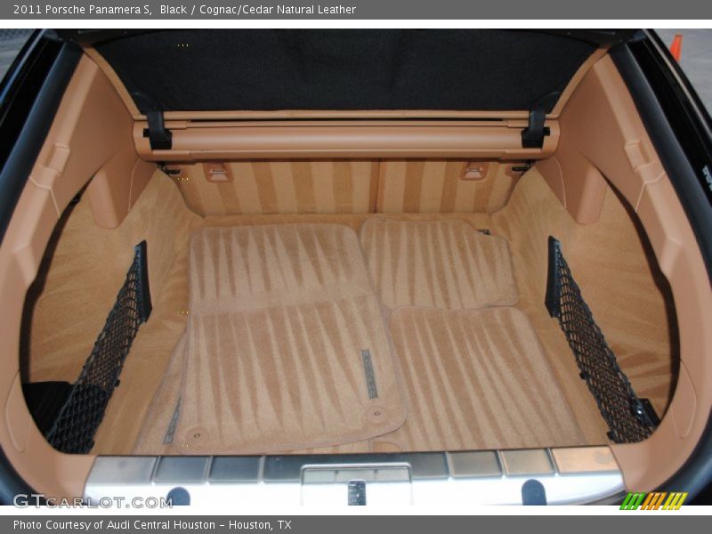 Black / Cognac/Cedar Natural Leather 2011 Porsche Panamera S