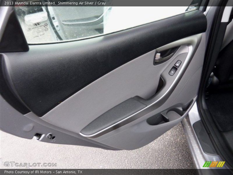 Shimmering Air Silver / Gray 2013 Hyundai Elantra Limited
