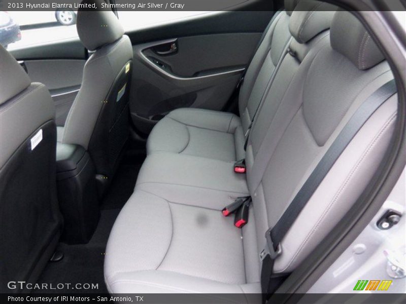 Shimmering Air Silver / Gray 2013 Hyundai Elantra Limited