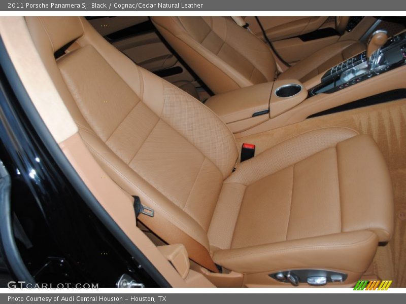 Black / Cognac/Cedar Natural Leather 2011 Porsche Panamera S