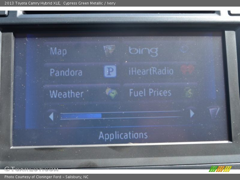 Cypress Green Metallic / Ivory 2013 Toyota Camry Hybrid XLE