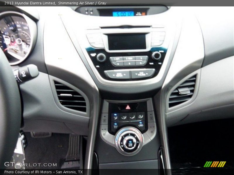 Shimmering Air Silver / Gray 2013 Hyundai Elantra Limited