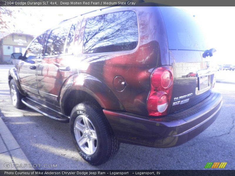 Deep Molten Red Pearl / Medium Slate Gray 2004 Dodge Durango SLT 4x4
