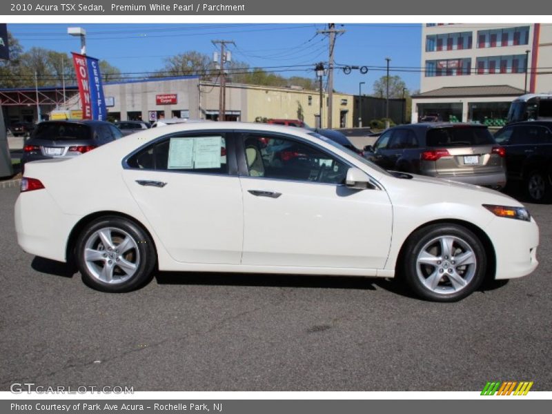Premium White Pearl / Parchment 2010 Acura TSX Sedan