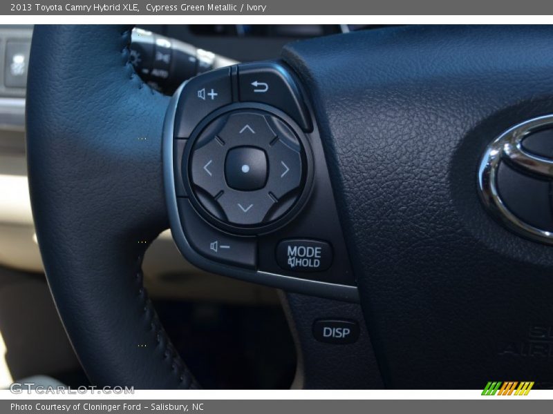Cypress Green Metallic / Ivory 2013 Toyota Camry Hybrid XLE