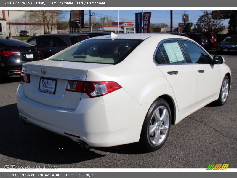 Premium White Pearl / Parchment 2010 Acura TSX Sedan