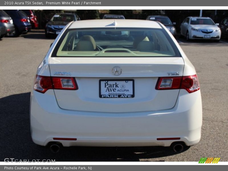 Premium White Pearl / Parchment 2010 Acura TSX Sedan