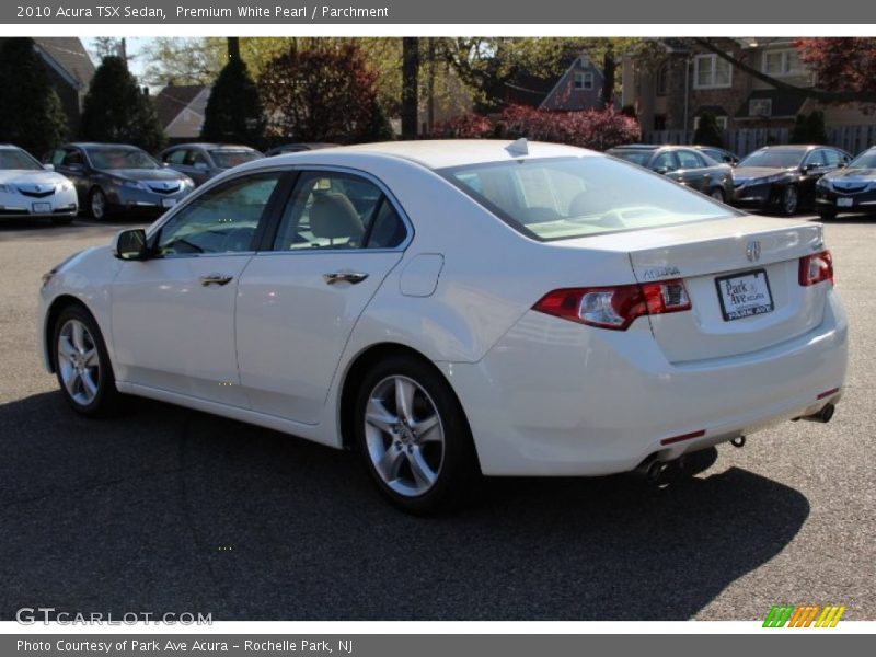 Premium White Pearl / Parchment 2010 Acura TSX Sedan