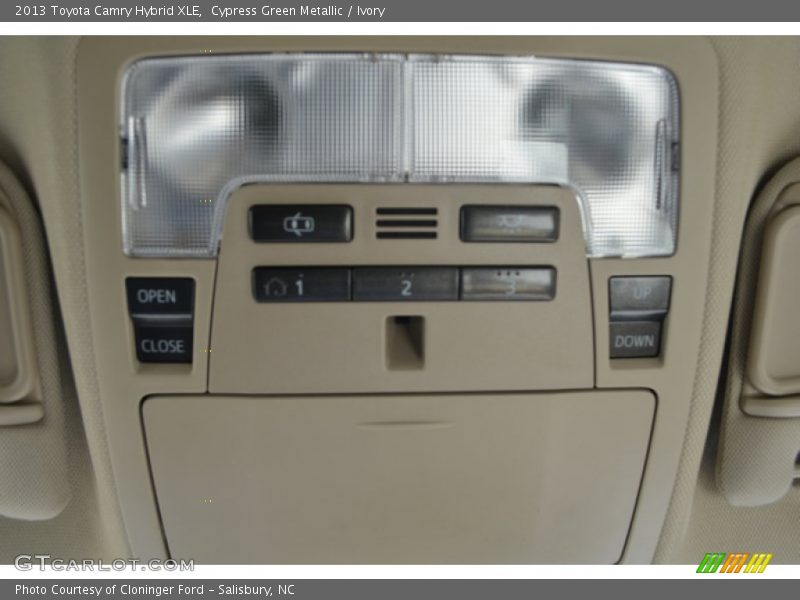 Cypress Green Metallic / Ivory 2013 Toyota Camry Hybrid XLE