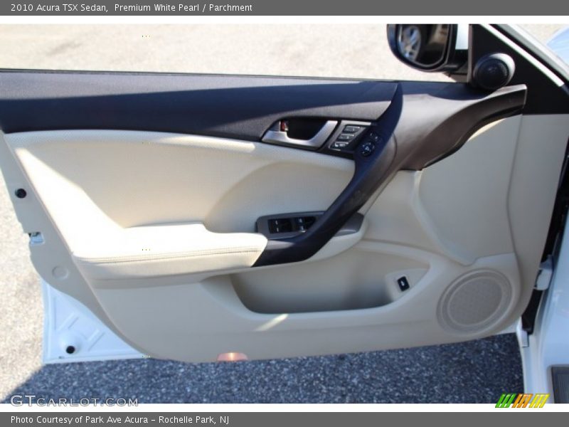 Premium White Pearl / Parchment 2010 Acura TSX Sedan