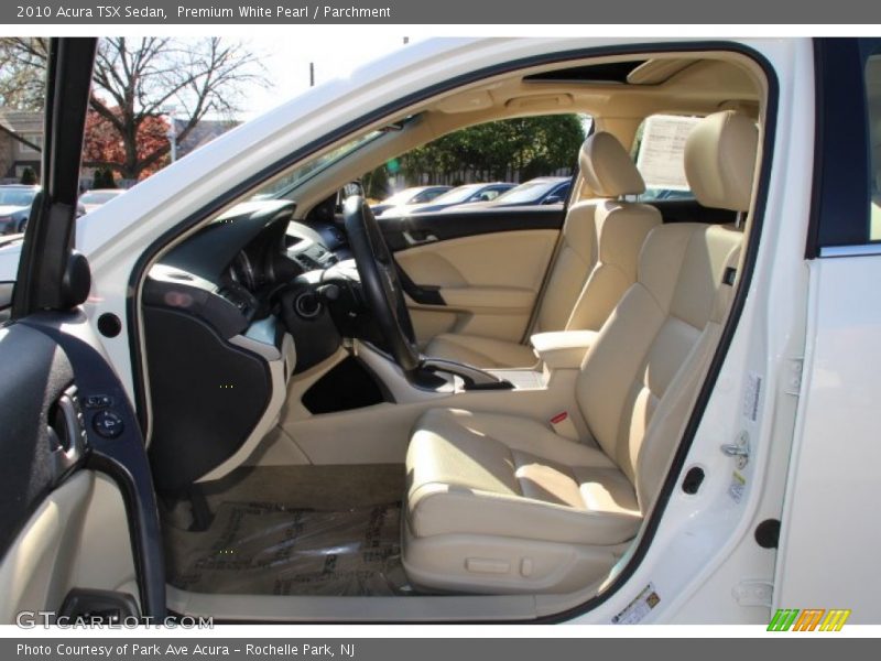 Premium White Pearl / Parchment 2010 Acura TSX Sedan