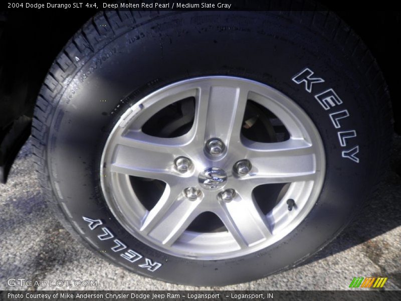 Deep Molten Red Pearl / Medium Slate Gray 2004 Dodge Durango SLT 4x4