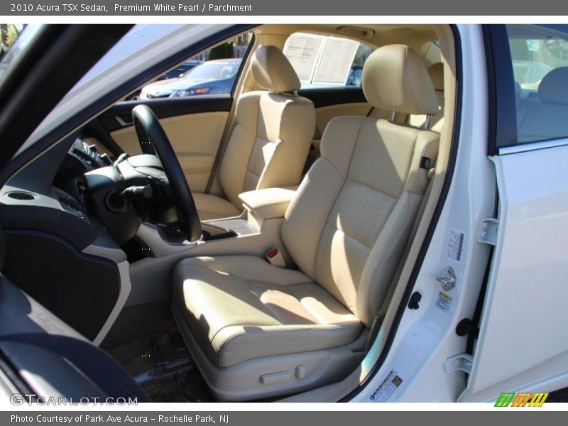 Premium White Pearl / Parchment 2010 Acura TSX Sedan