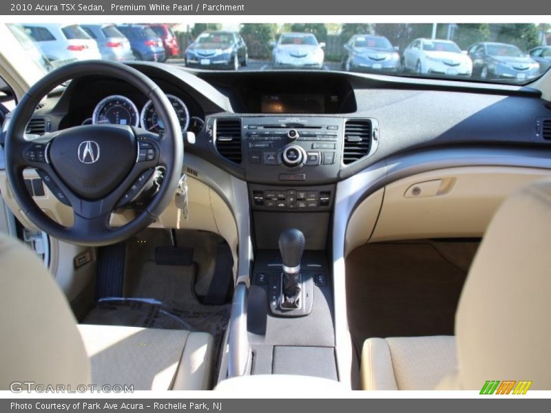 Premium White Pearl / Parchment 2010 Acura TSX Sedan