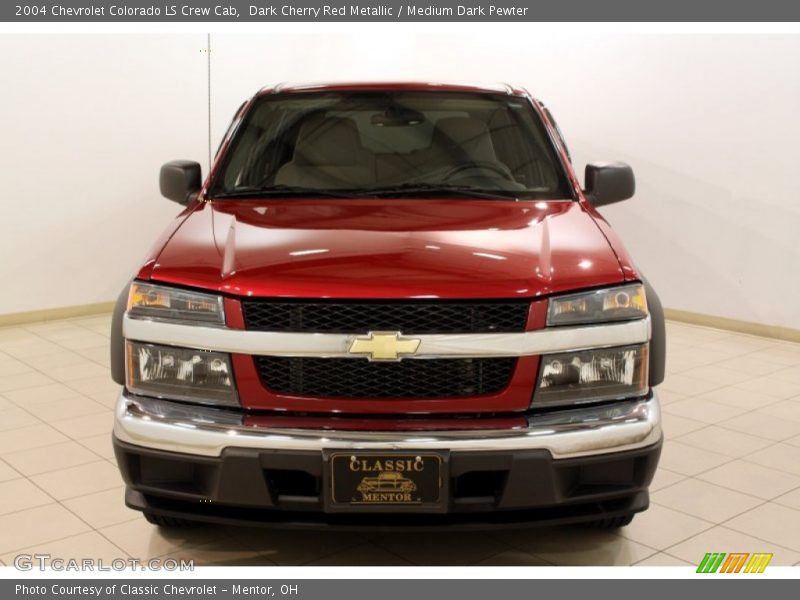Dark Cherry Red Metallic / Medium Dark Pewter 2004 Chevrolet Colorado LS Crew Cab