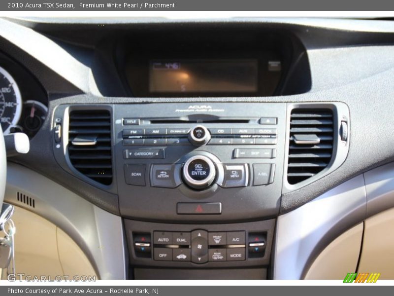 Premium White Pearl / Parchment 2010 Acura TSX Sedan