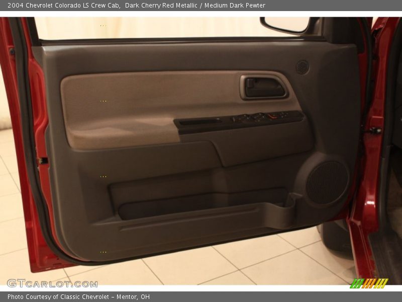 Dark Cherry Red Metallic / Medium Dark Pewter 2004 Chevrolet Colorado LS Crew Cab