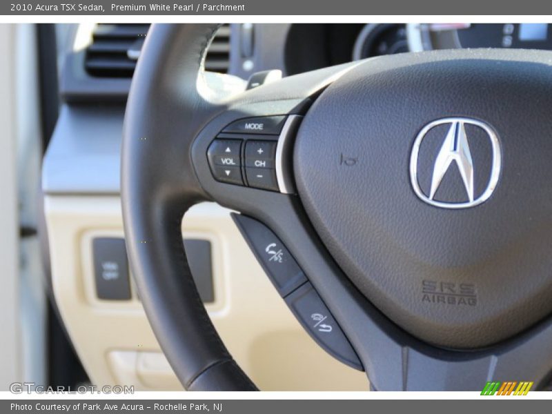 Premium White Pearl / Parchment 2010 Acura TSX Sedan