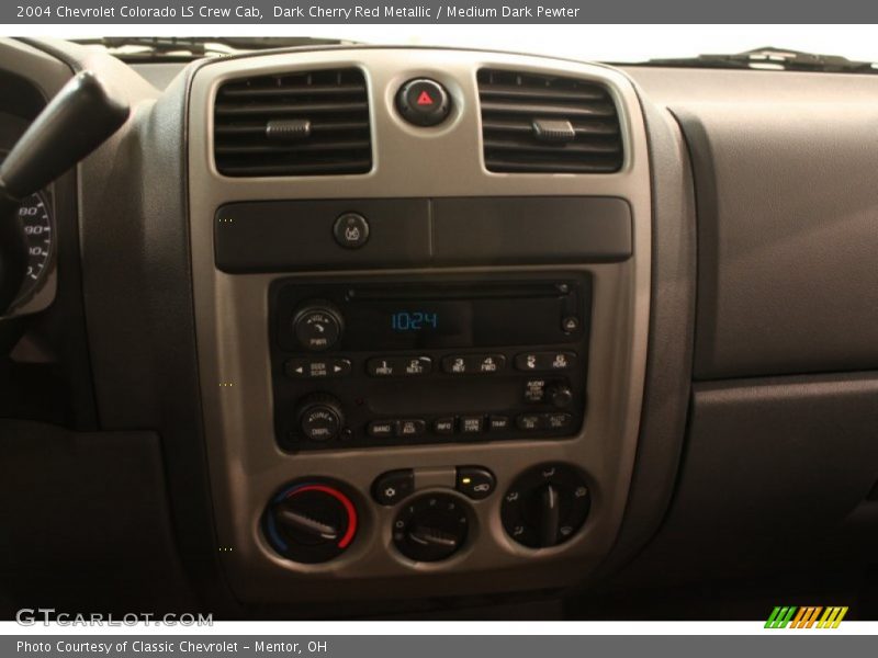 Dark Cherry Red Metallic / Medium Dark Pewter 2004 Chevrolet Colorado LS Crew Cab