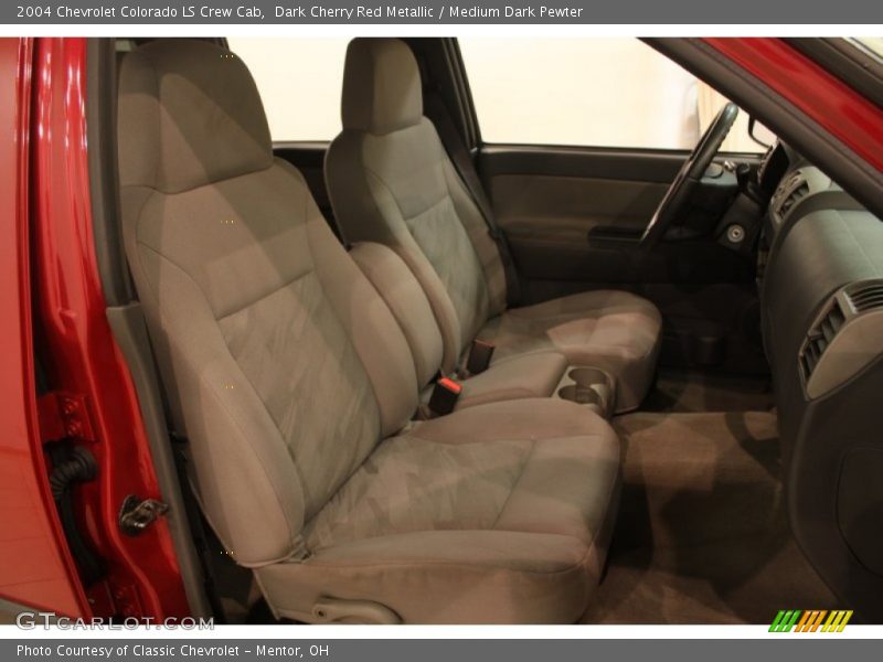 Dark Cherry Red Metallic / Medium Dark Pewter 2004 Chevrolet Colorado LS Crew Cab
