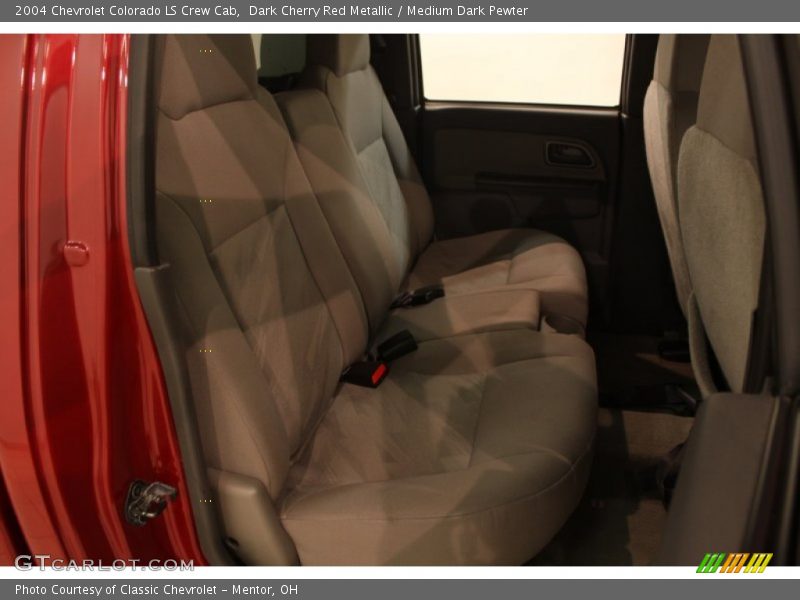 Dark Cherry Red Metallic / Medium Dark Pewter 2004 Chevrolet Colorado LS Crew Cab