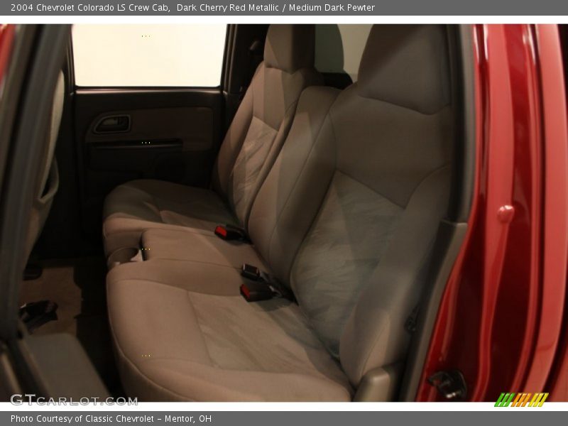 Dark Cherry Red Metallic / Medium Dark Pewter 2004 Chevrolet Colorado LS Crew Cab