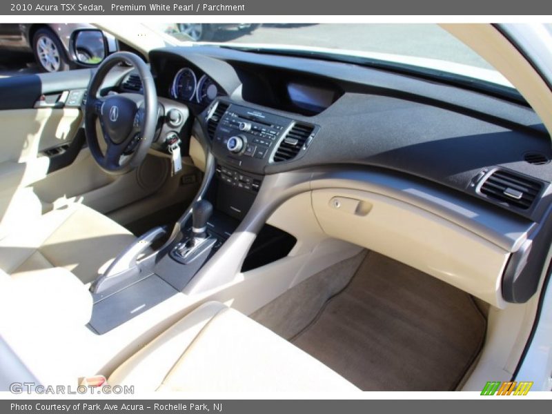 Premium White Pearl / Parchment 2010 Acura TSX Sedan
