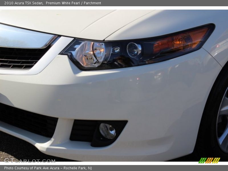 Premium White Pearl / Parchment 2010 Acura TSX Sedan