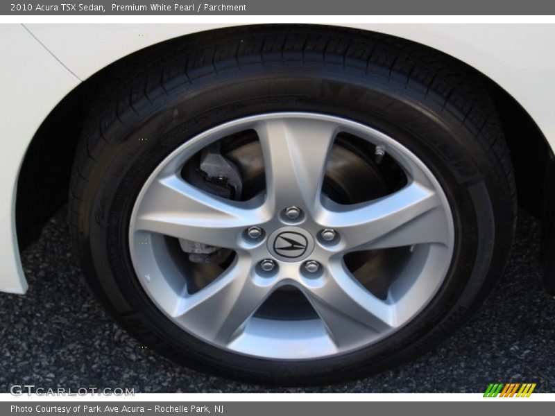 Premium White Pearl / Parchment 2010 Acura TSX Sedan