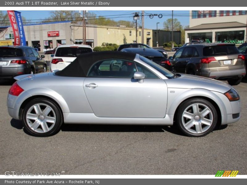 Lake Silver Metallic / Ebony 2003 Audi TT 1.8T Roadster