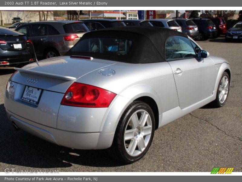 Lake Silver Metallic / Ebony 2003 Audi TT 1.8T Roadster