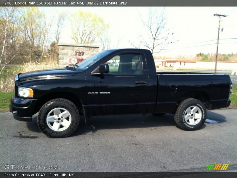 Black / Dark Slate Gray 2003 Dodge Ram 1500 SLT Regular Cab 4x4