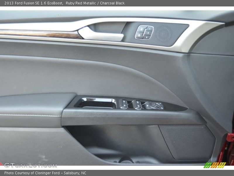 Ruby Red Metallic / Charcoal Black 2013 Ford Fusion SE 1.6 EcoBoost