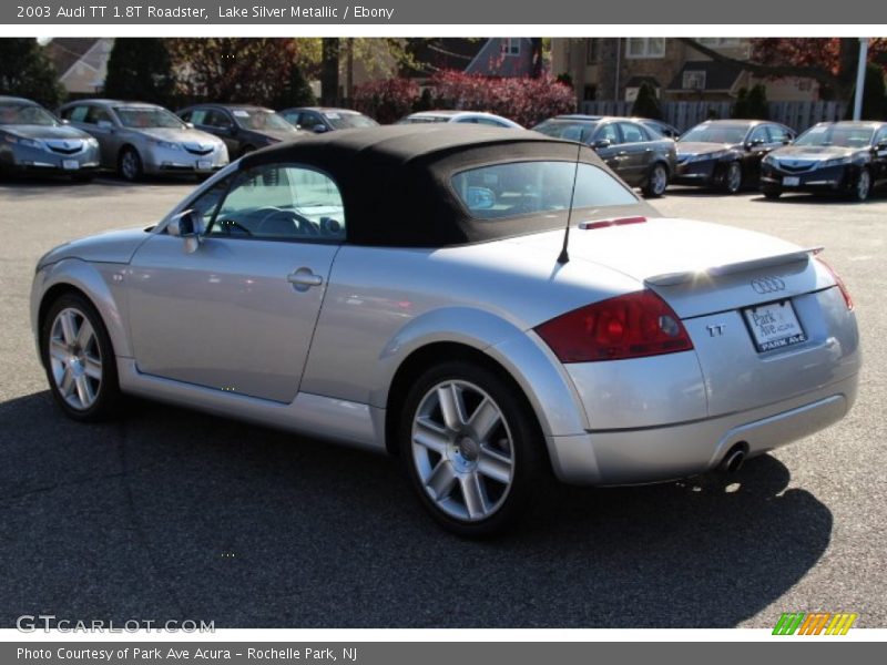 Lake Silver Metallic / Ebony 2003 Audi TT 1.8T Roadster