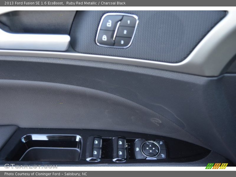 Ruby Red Metallic / Charcoal Black 2013 Ford Fusion SE 1.6 EcoBoost