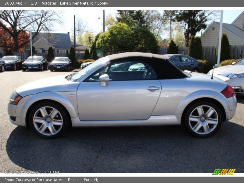 Lake Silver Metallic / Ebony 2003 Audi TT 1.8T Roadster