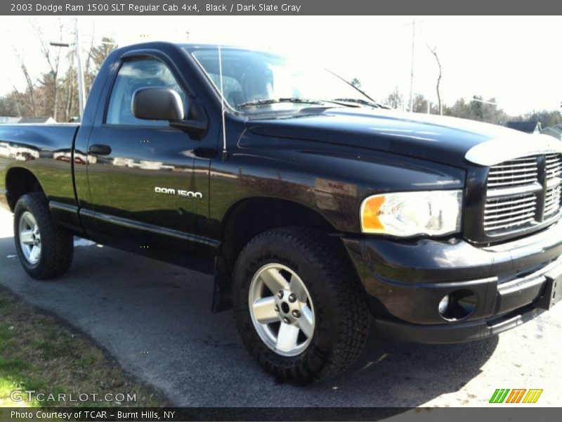 Black / Dark Slate Gray 2003 Dodge Ram 1500 SLT Regular Cab 4x4