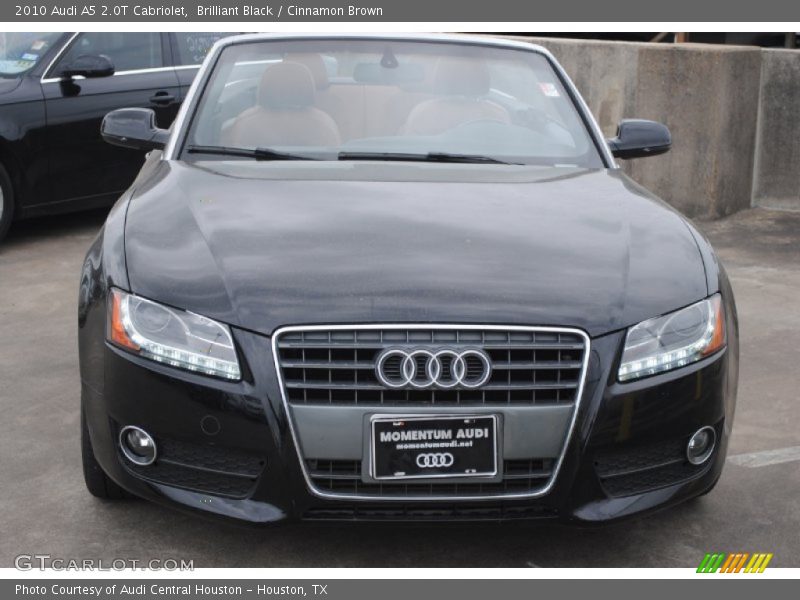 Brilliant Black / Cinnamon Brown 2010 Audi A5 2.0T Cabriolet