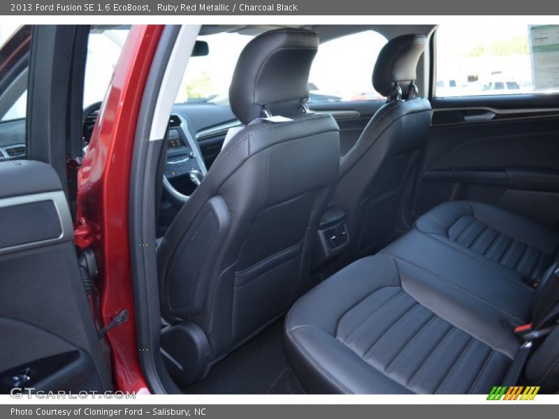 Ruby Red Metallic / Charcoal Black 2013 Ford Fusion SE 1.6 EcoBoost