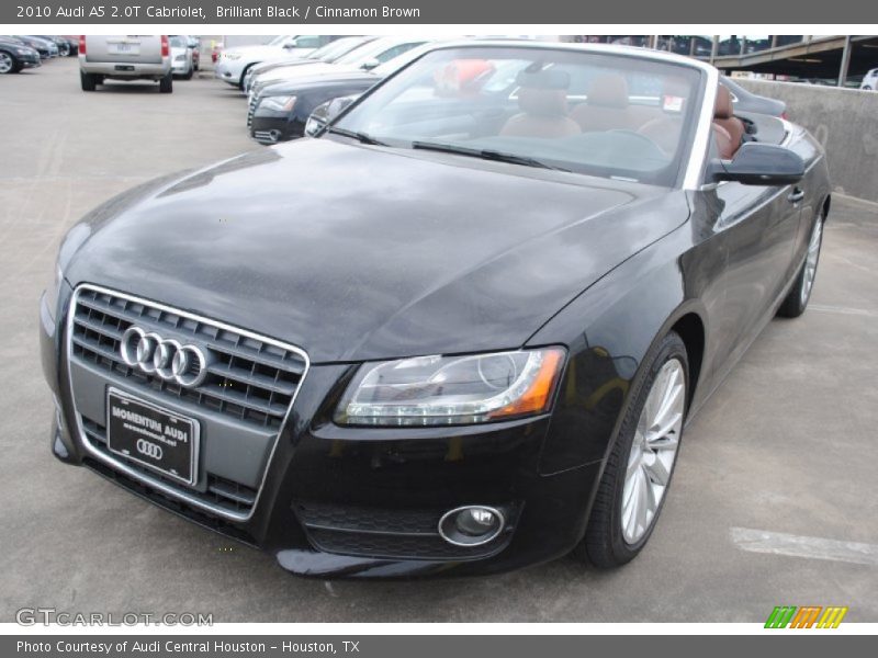 Brilliant Black / Cinnamon Brown 2010 Audi A5 2.0T Cabriolet