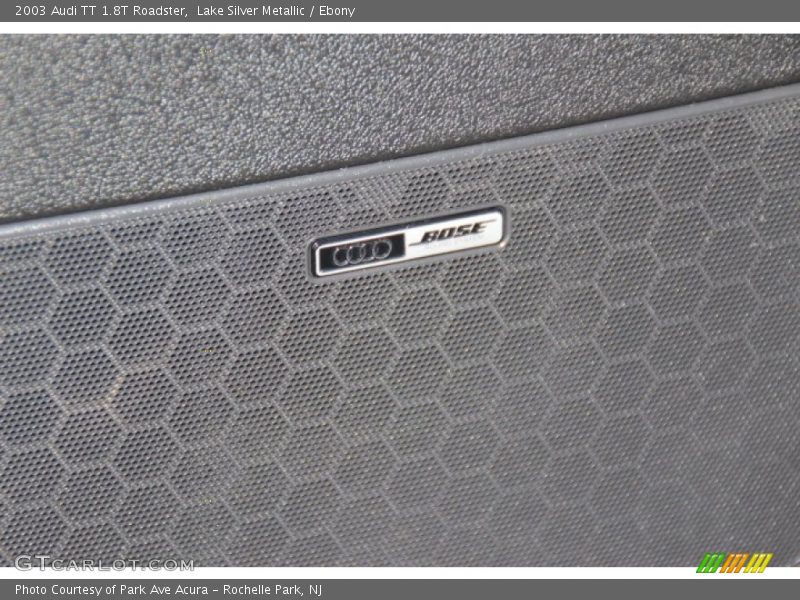 Lake Silver Metallic / Ebony 2003 Audi TT 1.8T Roadster