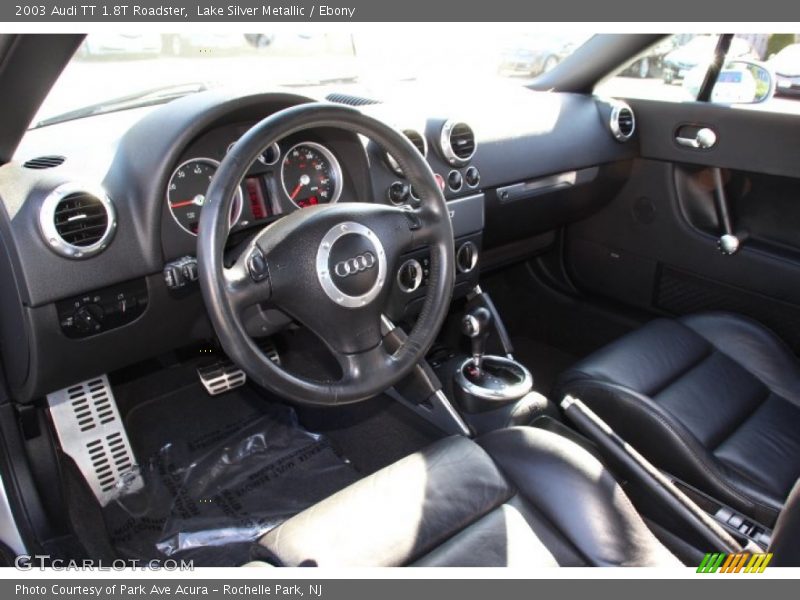 Lake Silver Metallic / Ebony 2003 Audi TT 1.8T Roadster