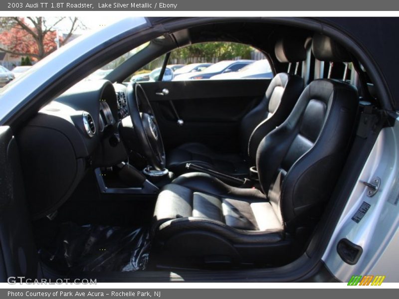 Lake Silver Metallic / Ebony 2003 Audi TT 1.8T Roadster